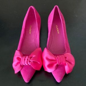 Casual Pointed Toe Slip On Dress Shoes Comfort Bowknot Ballet Flat Shoes